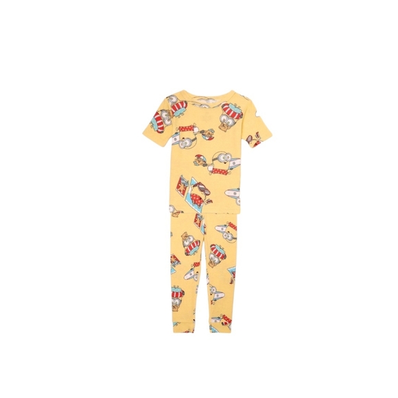 Minions Character Summer Toddler Pajama 2-Piece Set - Picture 2 of 4